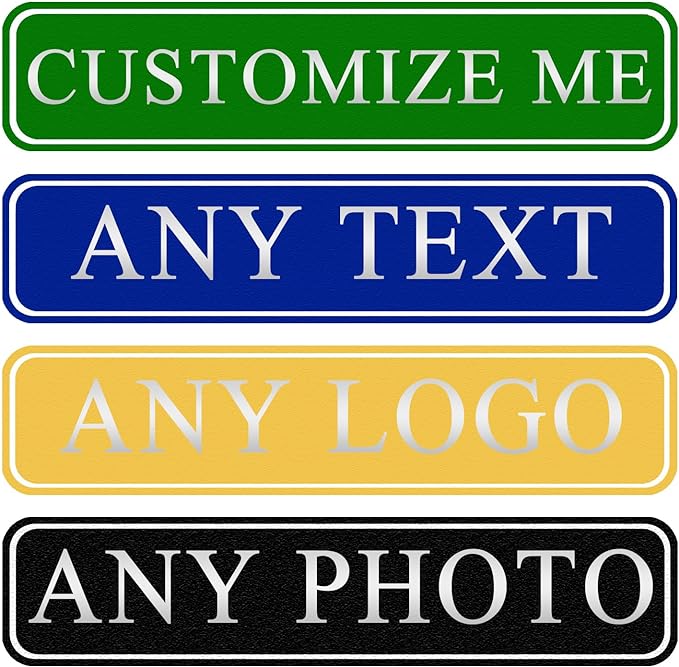 Custom Sign, Personalized Street Sign Metal by Mougins