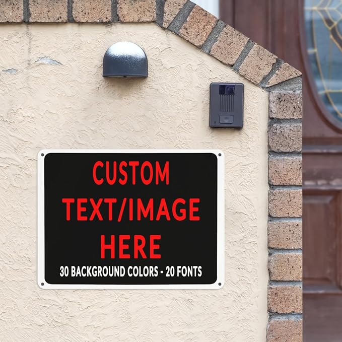 Custom Sign Personalized Custom Metal Sign, Customize - Image 3
