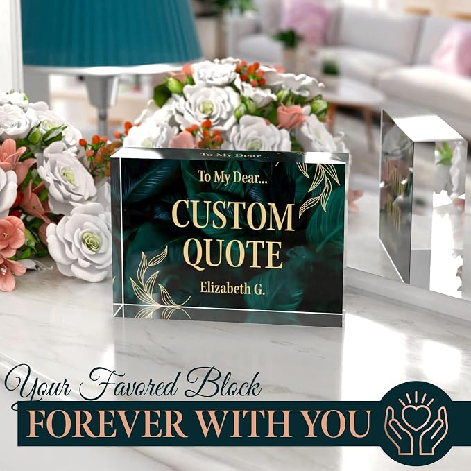 Custom Acrylic Sign Personalized, Custom Desk Name Plate, 18 Styles, - Image 6