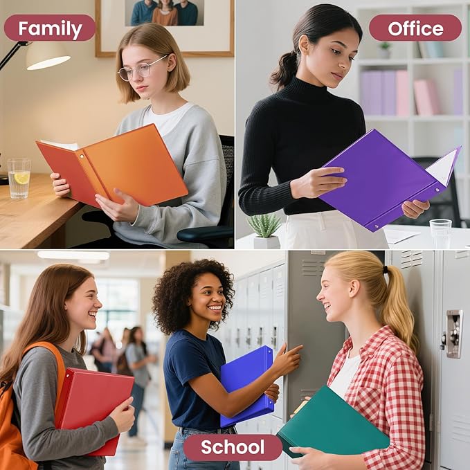 SUNEE 3 Ring Binder 1 Inch 1 Pack - Image 6