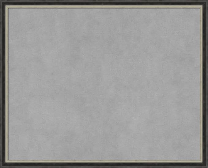 Amanti Art Black Framed Magnetic Board 17x21 Small Vision Board by AmantiArt