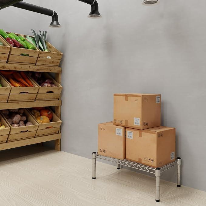 Regal Altair 14" Deep x 24" Wide x 8" Height Wire Shelving Kit | 1-Tier | NSF - Image 2