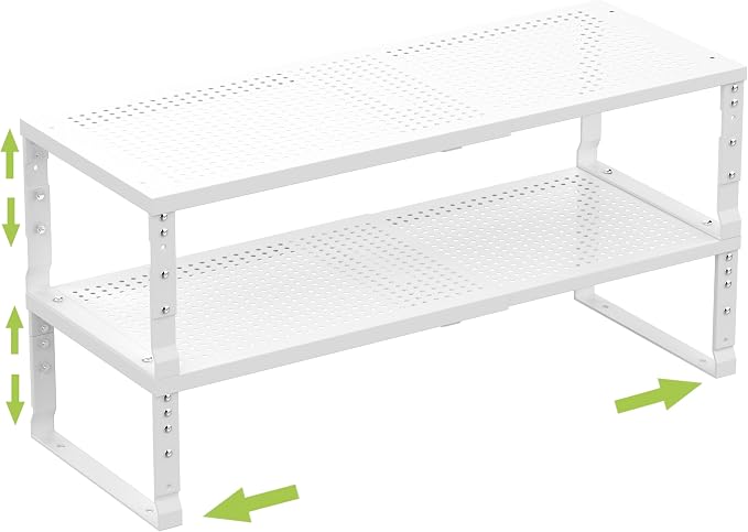Jojocross Expandable Cabinet Shelf Organizer Storage Spice Rack Shelves by JOJOCROSSHIGHQUALITYLIFE
