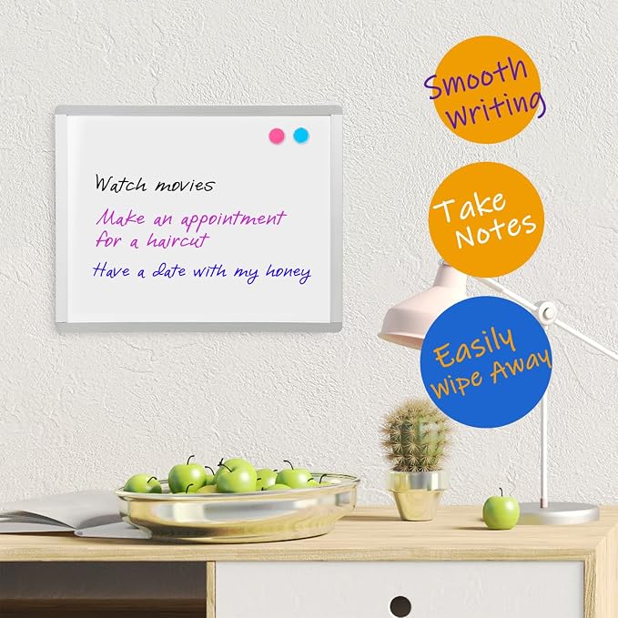 VUSIGN Small Dry Erase Whiteboard, 11 x 14 Inches White Board - Image 2