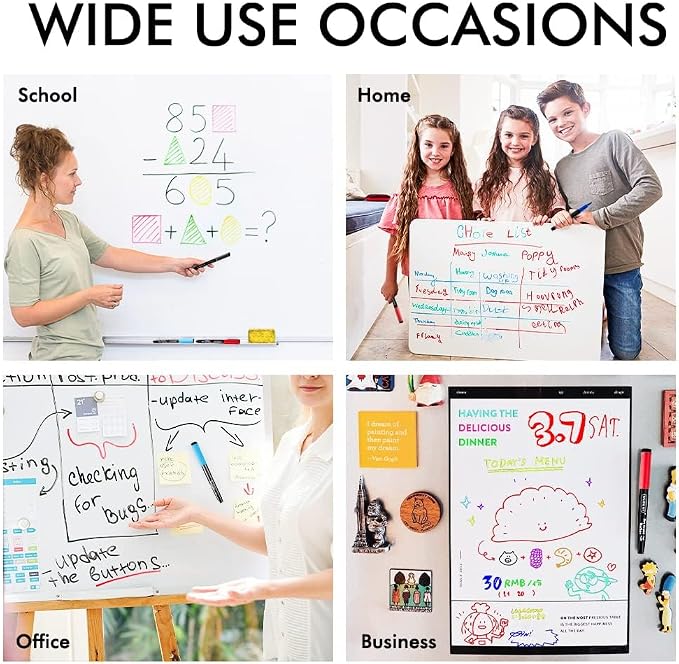 Shuttle Art Dry Erase Markers, 32 Pack 16 Colors Magnetic Whiteboard Markers - Image 8