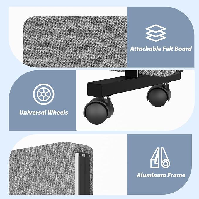 Acoustic Room Divider Privacy Panel - Image 3