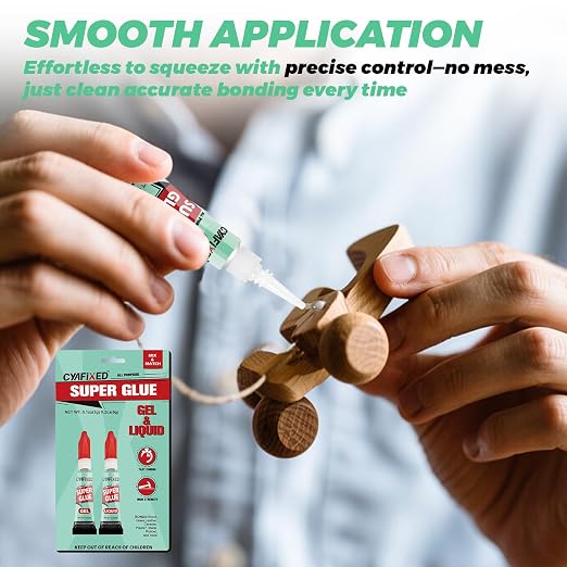 Super Glue Liquid&Gel, Instant Adhesive, Strong Bonding - Image 6