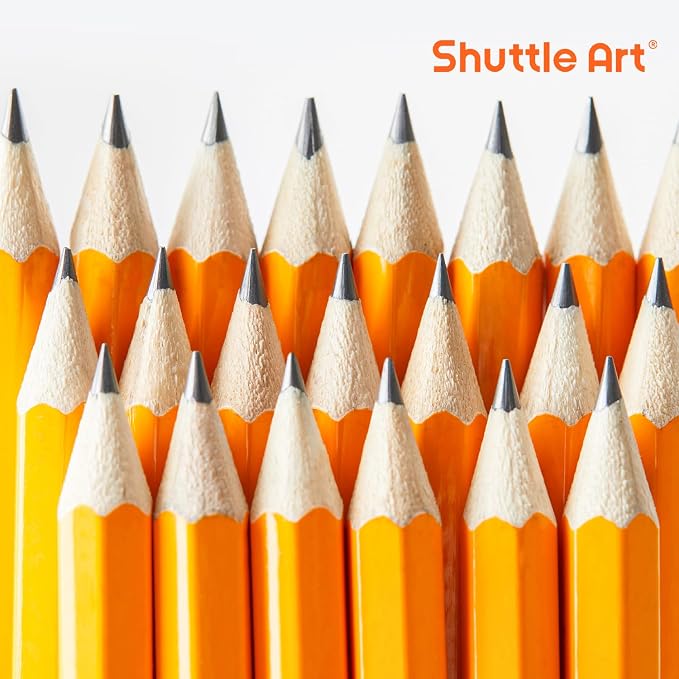 Shuttle Art 900 Pack #2 HB Golf Pencils, Wood-cased 3.5” Mini Pencils Bulk - Image 9