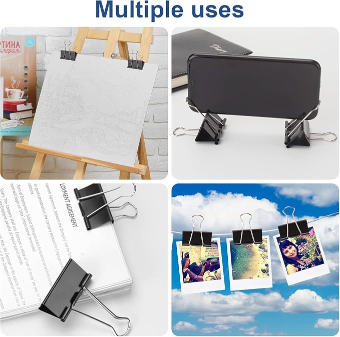 132 Pack Small Binder Clips 0.75 Inch - Image 5