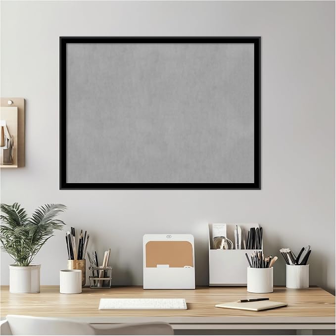 Amanti Art Black Framed Magnetic Board 19x25 Medium Vision Board - Image 7