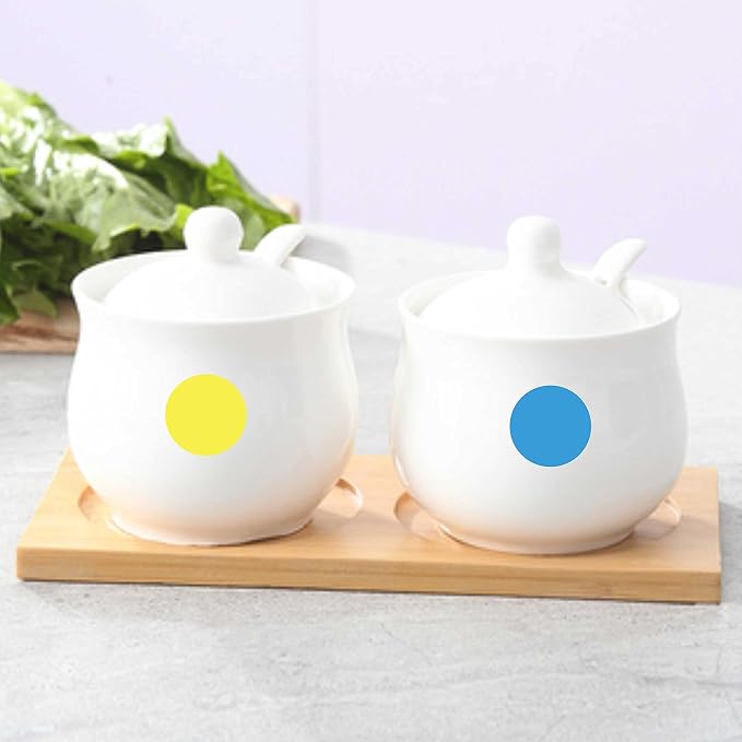 PARLAIM 4 Rolls 4000PCS 3/4" Round Circle Color-Code Dot Stickers, 4 Color - Image 6