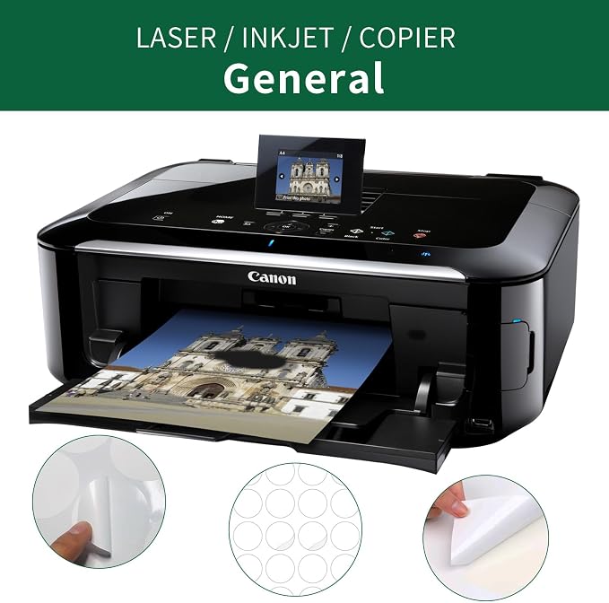 Gemsroyal 3 Inch Yellow Round Labels Printable, 3 Colorful Circle Stickers - Image 5