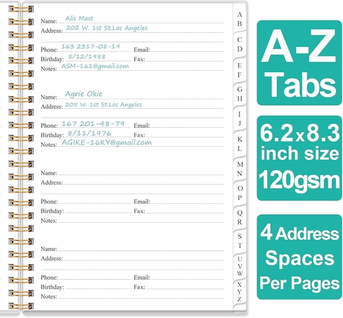 Address Book with Alphabetical Tabs - Image 3