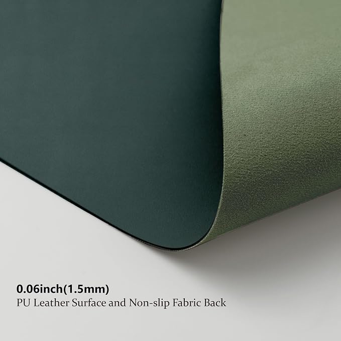 Large Desk Mat - 47.2"x 17" Non-Slip PU Desk Pad - Image 3
