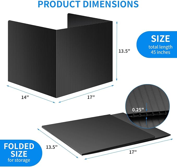 2 Pack Desk Dividers for Students - Image 5