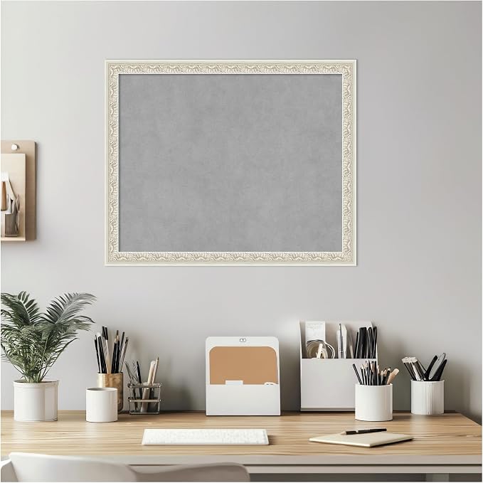 Amanti Art Silver Framed Magnetic Board 18x22 Small Vision Board - Image 6