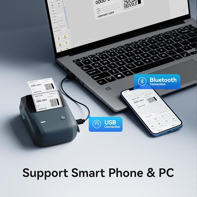 NIIMBOT B1 Label Maker with 3 Roll Tapes, 2 Inch Portable Thermal Label Printer - Image 7