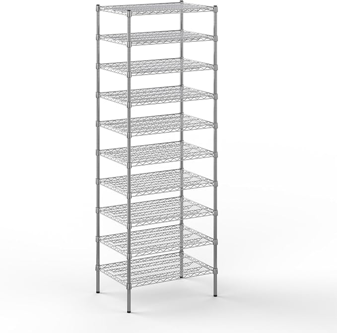 Regal Altair 21" Deep x 30" Wide x 86" Height Wire Shelving Kit | 10-Tier | NSF by Regal+Altair