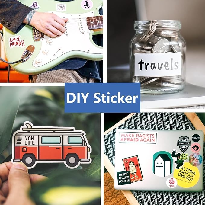 8.5" x 11" Full Sheet Label Sticker Paper - Image 8