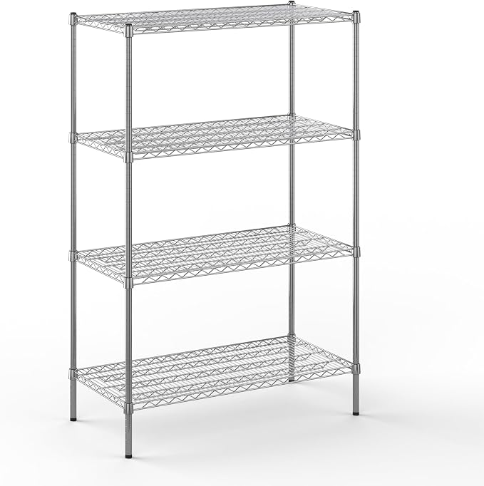 Regal Altair 21" Deep x 42" Wide x 64" Height Wire Shelving Kit | 4-Tier | NSF by Regal+Altair