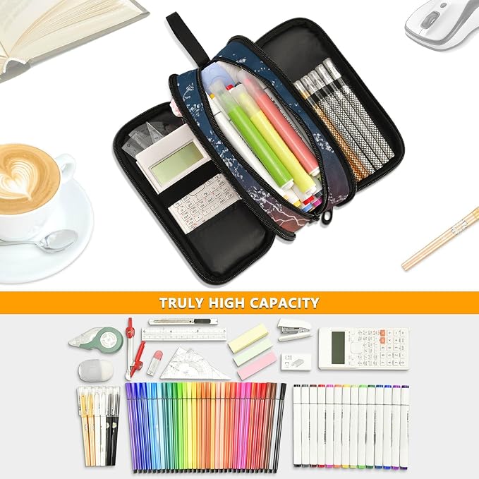 BOENLE Soccer Football Ball Pencil Case Box Boys Girls Large Pencil Pouch - Image 5
