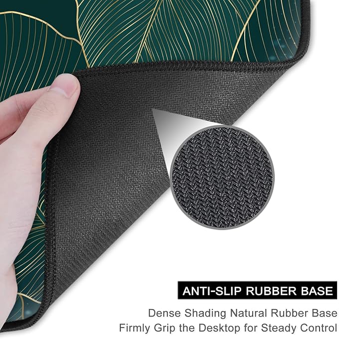 Auhoahsil Mouse Pad, 12 x 10 in Tropics Theme Computer Mouse Pad - Image 5