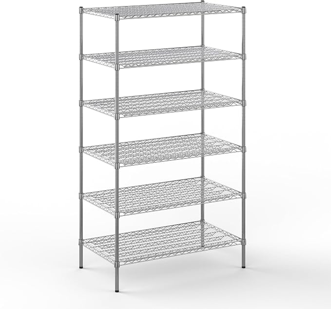 Regal Altair 24" Deep x 42" Wide x 74" Height Wire Shelving Kit | 6-Tier | NSF by Regal+Altair