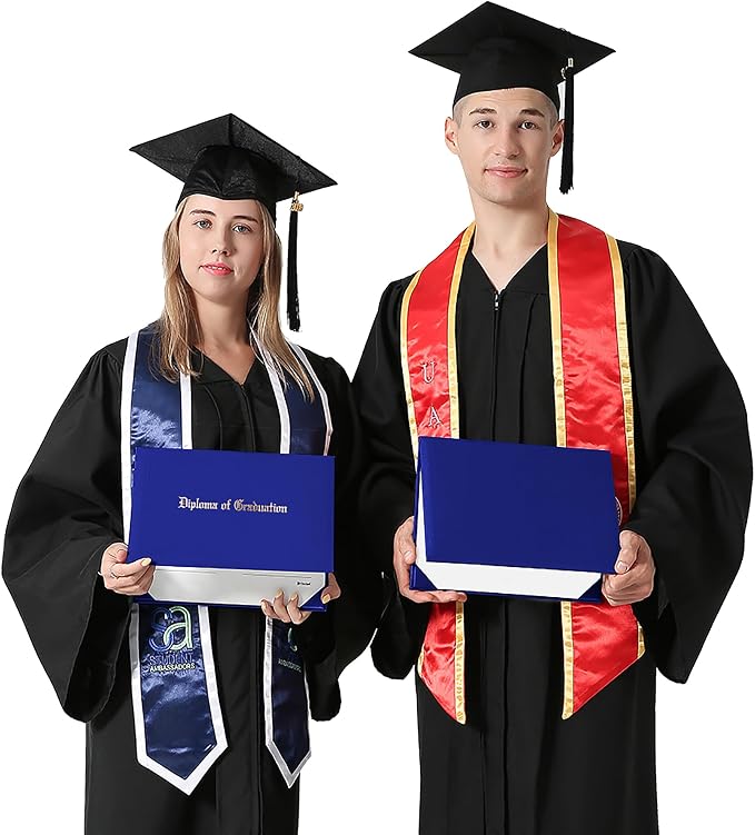 GraduationMall 8.5"x11" Smooth Padded Diploma Cover Certificate Holder Royal - Image 7