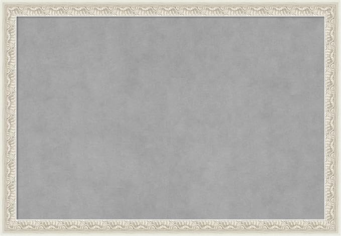 Amanti Art Silver Framed Magnetic Board 18x26 Medium Vision Board by AmantiArt