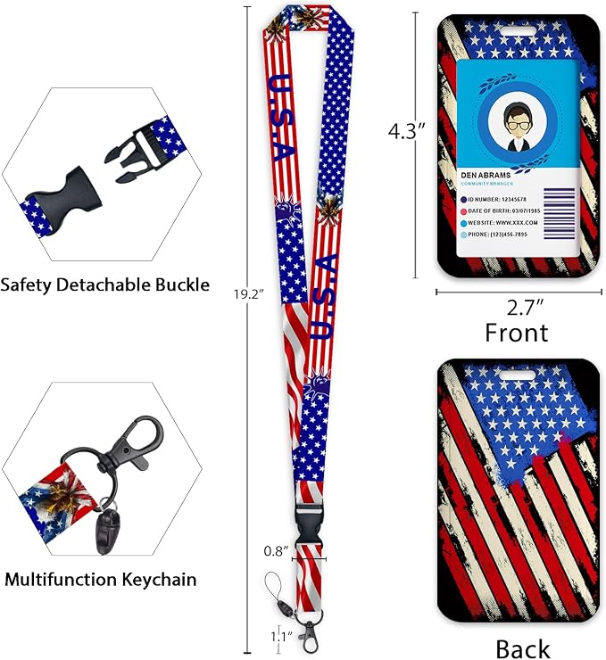 Giancomics 4th of July Lanyards - Image 4