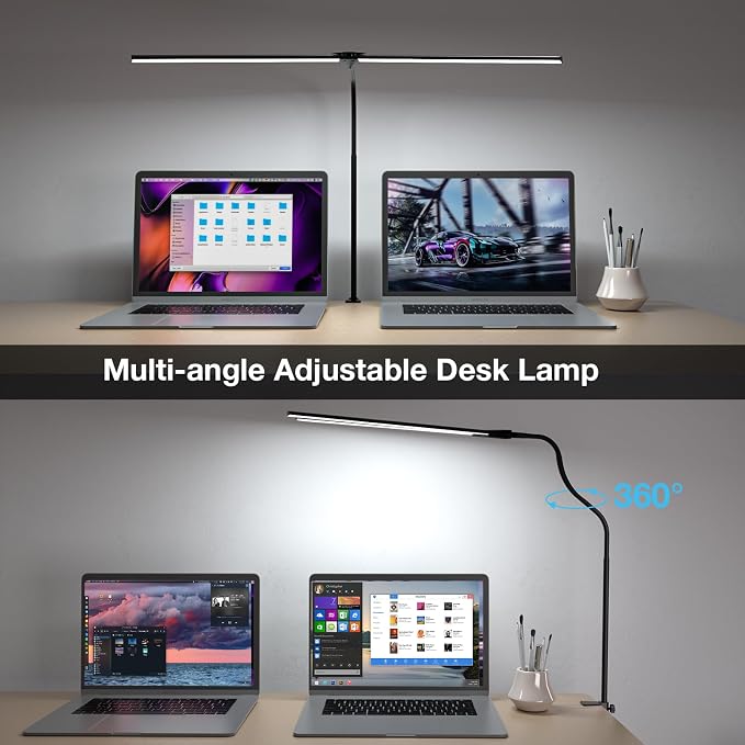 Hensam Desk Lamp for Office Home, 31.5" Desktop Lighting Bar - Image 4