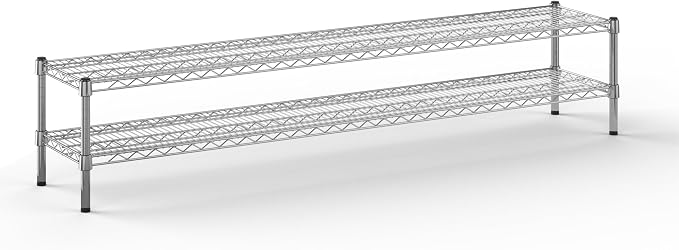 Regal Altair 14" Deep x 72" Wide x 14" Height Wire Shelving Kit | 2-Tier | NSF by Regal+Altair