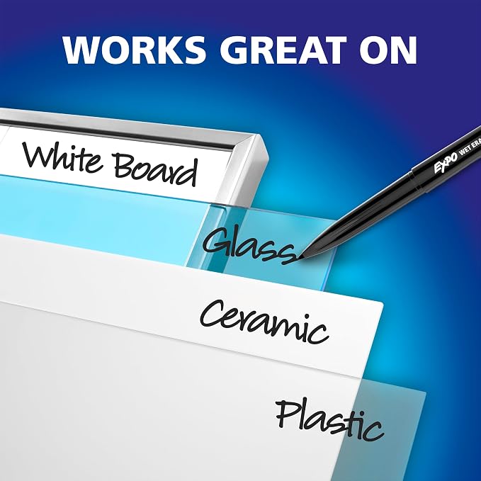 EXPO Wet Erase Markers, Semi-Permanent, Ultra Fine Tip, Organizing - Image 7