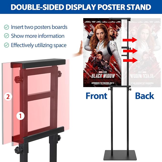VAIIGO Pedestal Poster Sign Stand - Image 3