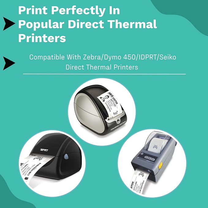 Threshold 4-Inch Tab Expiring Visitor Badges on a Roll | 4 Rolls Compatible - Image 5