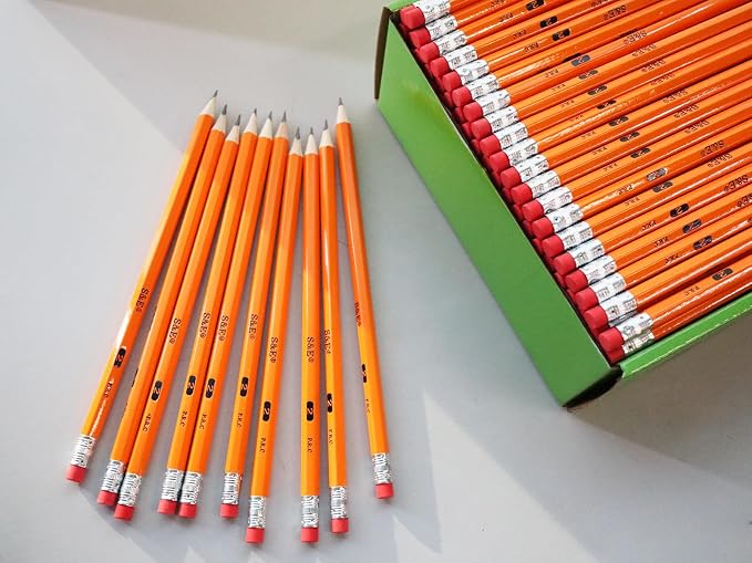 S & E TEACHER'S EDITION Woodcased #2 Pencils, Pre-sharpened, HB Lead Bulk Box - Image 6