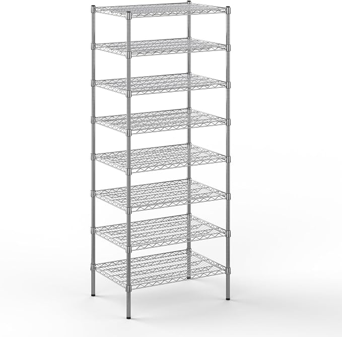 Regal Altair 21" Deep x 30" Wide x 74" Height Wire Shelving Kit | 8-Tier | NSF by Regal+Altair