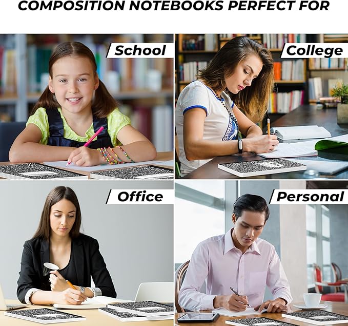 Rosmonde 2000 Pack Composition Notebooks Bulk, Wide Ruled, Full Pallet of - Image 6