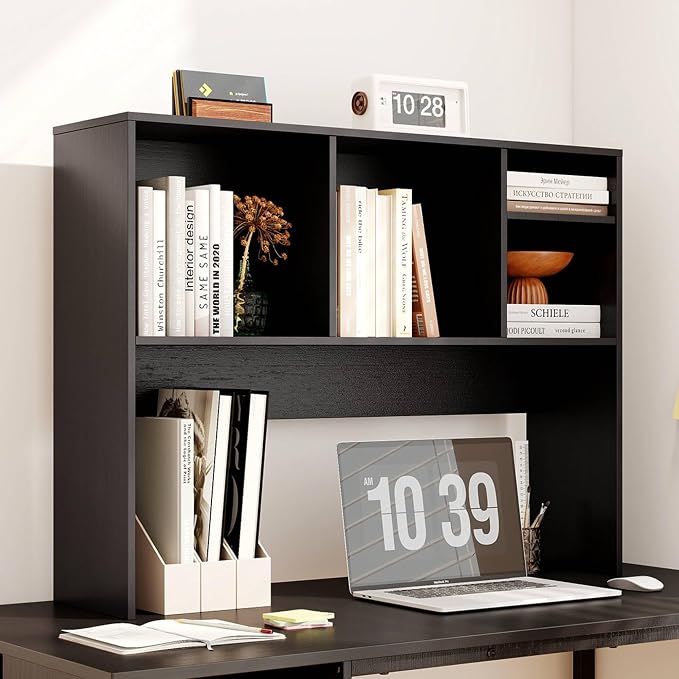 Tangkula Desktop Bookshelf, Countertop Storage Hutch - Image 2