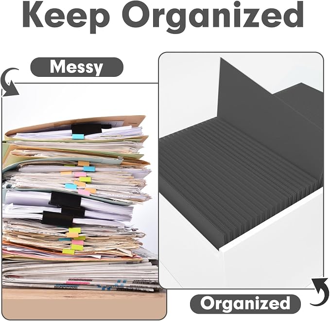 Two Pocket Folders, PANDRI 30 Pack 2 Pocket Folders, Letter Size Paper File - Image 3