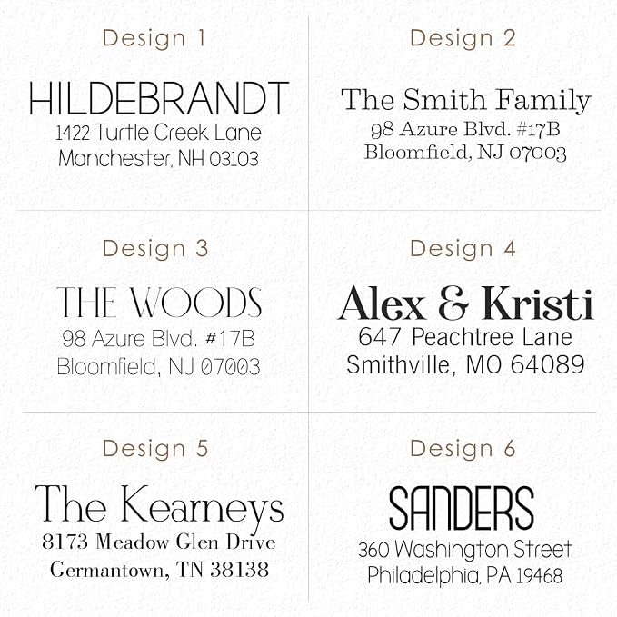 Address Stamp - Custom Stamps for Mailing I Create Personalized Name and Return - Image 2
