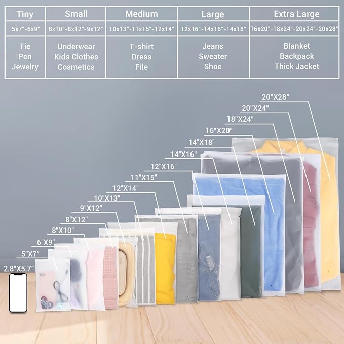 Svaldo Clothing Bags, Sweater Dress, T Shirt Packaging Shipping, 3 Mil - Image 3