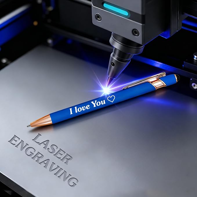 CRME Custom Engraved Ballpoint Pens Bulk Customized Metallic Printed Name Pens - Image 2