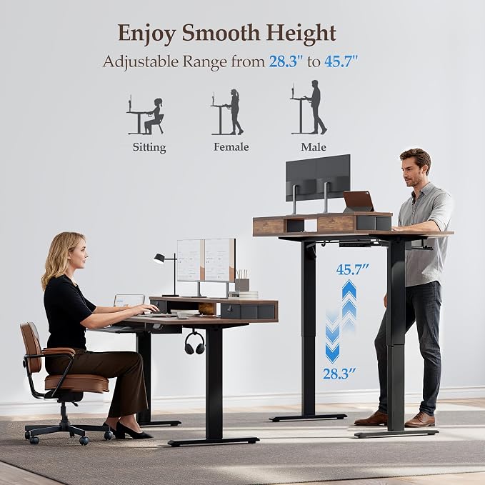 Klicelor 55 Inch Electric Standing Desk - Image 6