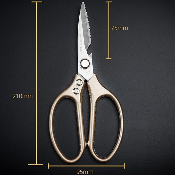 Kitchen Scissors All purpose, Have duty Stainless Steel Cooking Shears - Image 4