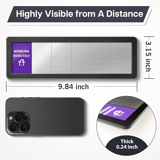 Office Door Signs-Meeting in Progress Door Sign - Image 3