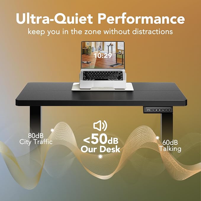 HUANUO 71 x 30 inch Electric Standing Desk Adjustable Height, 4 Memory Height - Image 7