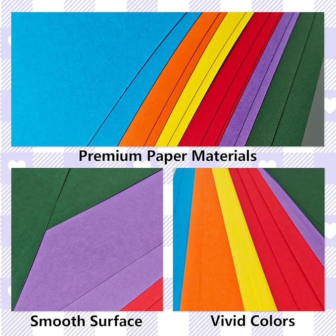 15 Sheets Blue Cardstock 12"x12", 250gsm/90lb Heavyweight Cover Cardstock Paper - Image 4