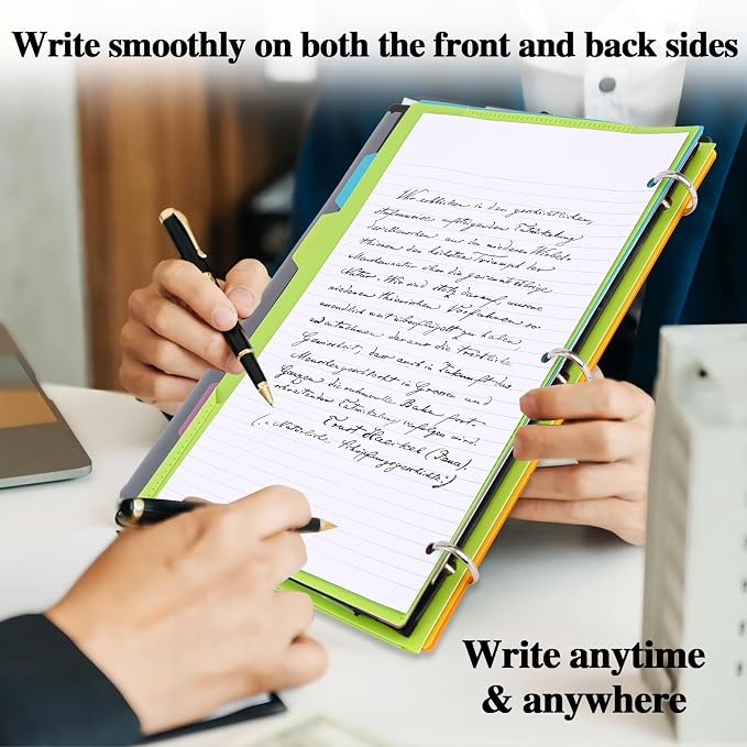 Tashkummy 360 Degree Pivotable Binder, Upgraded 3 Ring Binder 1 inch, Flexible - Image 8