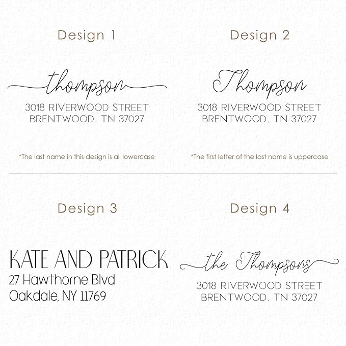 Address Stamp - Custom Stamps for Mailing I Create Personalized Name and Return - Image 2